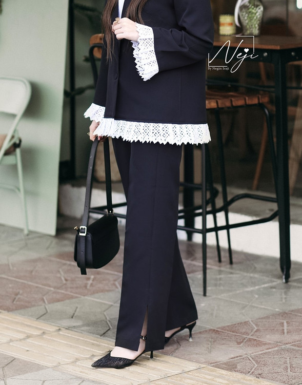 شلوار استریت بغل چاکدار