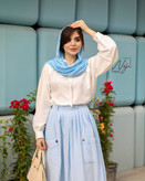 شومیز یقه گره ای