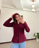 شومیز اسلیم فیت استین دو دکمه